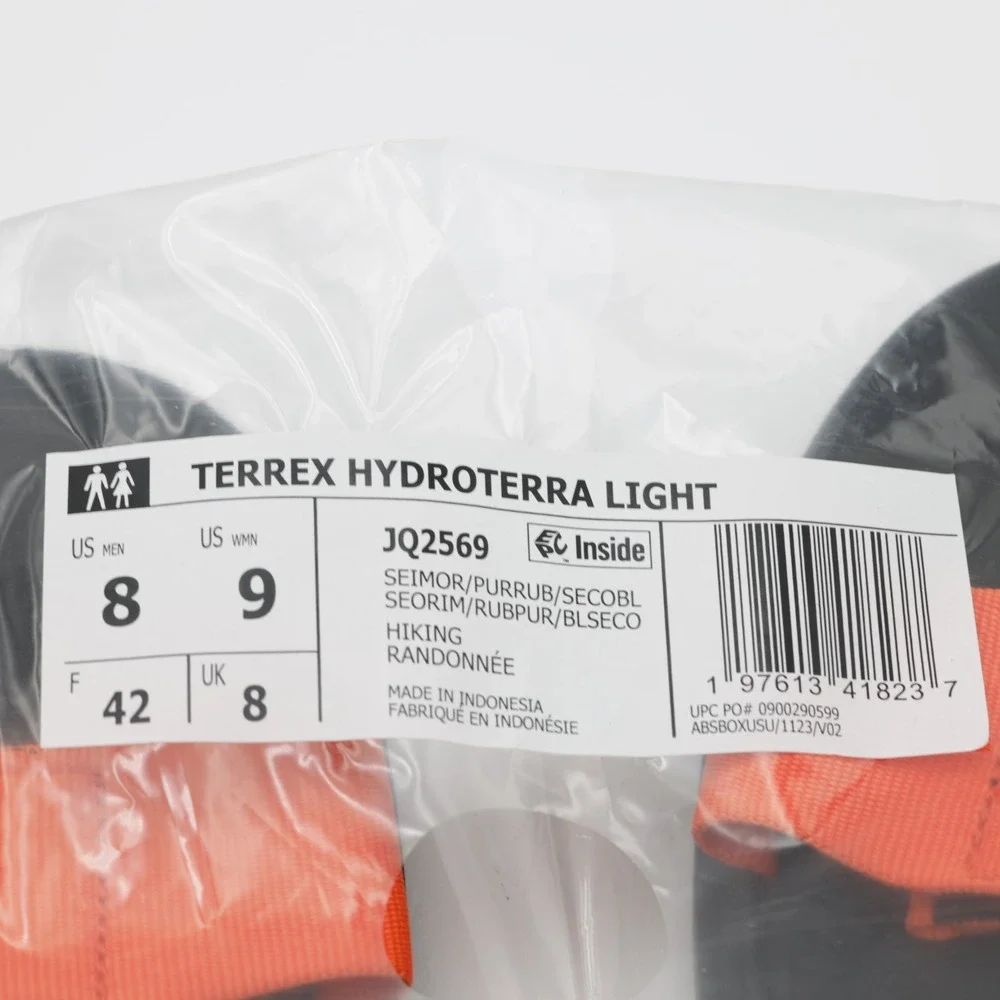 Adidas Unisex Terrex Hydroterra Light‎ Sandals Orange/Black Men 8 Women 9